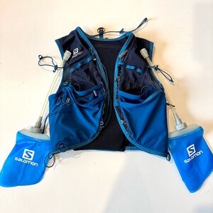 Salomon ADV Skin 8 W, Hydration & Storage Vest w/ 2 500ml Flasks Womens S
